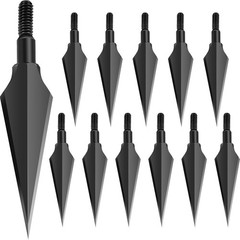 Broadheads 100/120/125/150 Grain Traditiona Archery Arrow Tips for Compound, …