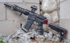 Airsoft AEG KRYTAC M4 CNC Machined Aluminum Sharpshooter Drop Stock Adapter