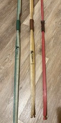 Lockslay Bows Old Vintage Antique Set of 3 (98445/98446) & Red Unknown Brand Bow