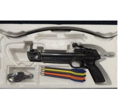 MINI COMBAT 50LB ARCHERY HUNTING PISTOL CROSSBOW w Arrow Bolts Camping Fishing