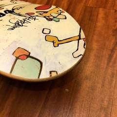 Mike Shinoda Signed 2004 Think Skateboard Robot Series Deck Linkin Park NOS Auto