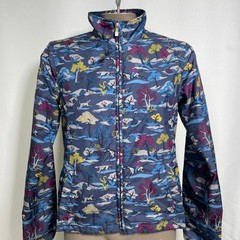 Ariat Equestrian Landscape Blue Full Zip Fleece Riding Jacket Juniors XL 14
