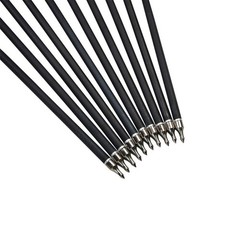 AMEYXGS 12 Pcs Archery Hunting Arrows Mix Carbon 30 Inch Flu Flu Arrows Spine…