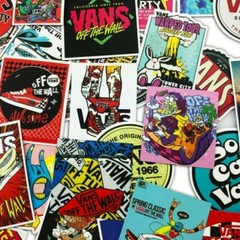 100 PCS Vans Skateboard Stickers bomb Vinyl Laptop Luggage Decals Sticker Lot
