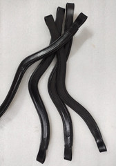 Lot of 15 x 1 Leather Empty Channel Horse Browband All Sizes/Shapes 6, 8, 10 MM