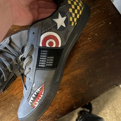 Vintage Size13 Men’s Osiris Serve “OG Aviator Flying Tiger” Skate Shoes – Used