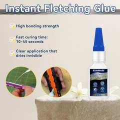 Archery Fletching Glue Rapid Bond Waterproof Clear Adhesive for Arrows