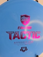 Discmania Evolution Exo Hard Tactic Disc Golf Approach Disc Blue 173g