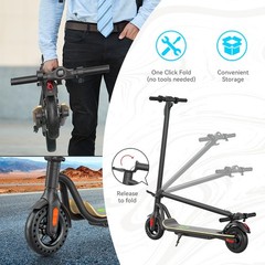 Megawheels Used Adult Electric Scooter Commuter Folding E-Scooter 5.2AH Battery