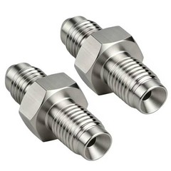 3AN Male to 3AN 3/8-24 Male Inverted Flare 3AN TO 3/8-24 Inverted Fitting(2pcs)