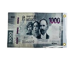 $1000 Pesos Flag 12×18 Inches Perfect for UTV ATV SxS Boats Attach to Whips
