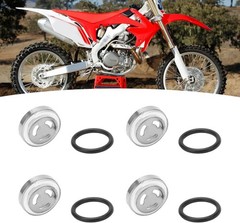 4PCS 18mm Brake Master Cylinder Sight Glass Lens Reservoir Window Gasket Kit