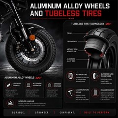 X-PRO 125cc Vader Motorcycle Street Bike with Manual Transmission Electric Start