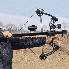 Compound Bow Rapid Bow Shooter Launcher 10 Arrows 50 Balls Rapid Orbital Archery