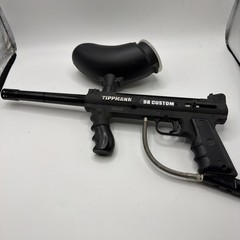 Tippmann Model 98 Custom Platinum Paintball Gun With Barrel Feeder Loader Hopper