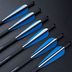 12X Carbon Crossbow Bolts 20in OD8.8MM Half Moon Nock for Archery Hunting Target
