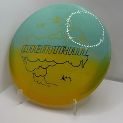 Doomsday Discs Retina Chemtrail Disc Golf Driver New 175g Teal Yellow