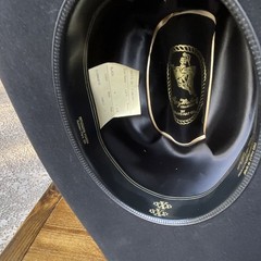 Vintage Larry Mahan’s By Milano Hat Co Fur Hat W Case Size 7 5/8 Made In The USA