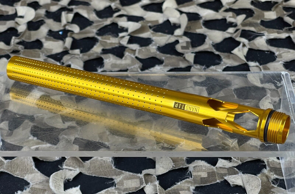 NEW Carbon CRBN Nano Barrel Tip For Planet Eclipse Shaft S63 Barrels – Gold