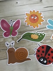 Childrens Butterfly Bugs Stickers Vinyl Waterproof PVC Luggage Laptop Decals Lot