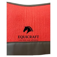 Wool Felt Saddle Pad with Leather | Western Riding Pad | 30X30″ & 32X32″