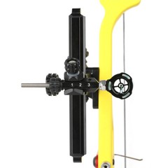 Recurve Bow Scope Sight 1 Pin 0.019″ Optical Fiber Archery Bow Shoot Hunting US