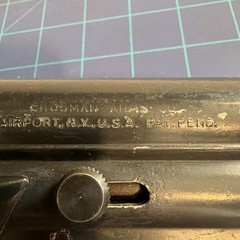Vintage Crosman Mark II Air Pistol Target .177 C02 BB Gun, 1970s. With Papers