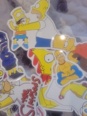 50pcs Simpsons Skateboard Stickers Vinyl Laptop Luggage Decals Dope Sticker Lot
