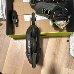 Rollerblade Macroblade 80 Men’s Inline Skates Size 8.5 Mens Black Lime