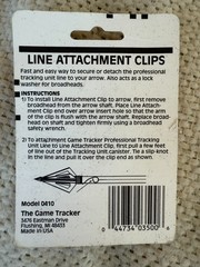 The Game Tracker Professional Line Attachment Clips