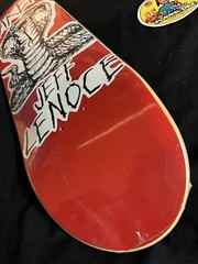SUPER RARE Jeff Lenoce Evil Red Cobra Pro Model Baker Skateboard Deck In Shrink