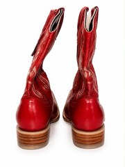Cuadra Red CowboyBoots Premium Leather Western Style Made in Mexico size 10women