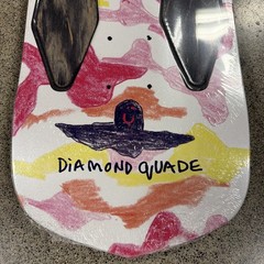 Krooked dimond quad Beamer skateshop day 2026 special shape deck Krkd diamond