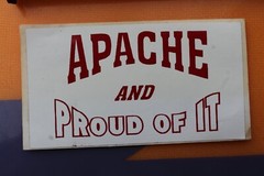 Apache And Proud of It American Indian Native Z30B Vintage Skateboarding STICKER