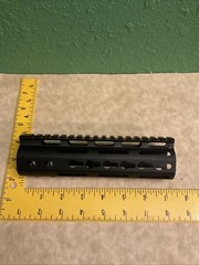 6061 aluminum alloy anodized 7.5 inch KeyMod Rail with barrel nut airsoft