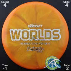 Discraft Z Swirl Zone SS – 2026 Worlds – Scale Weight