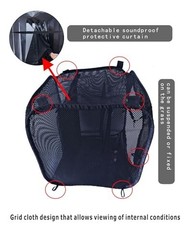 Portable Airsoft Target TentBlackNon Lethal with BB Trap Recycle The Ammo Ind…