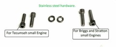 Exhaust 3/4 male thread adapter for some Small Briggs or Tecumseh engines.