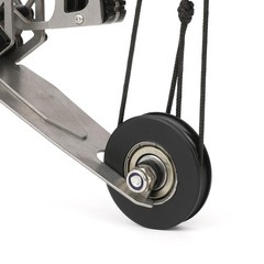 10.2″ Compound Bow Set with Stainless Steel, 4/8 Arrows & Target Paper – Archery