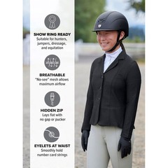 KERRITS Kids Affinity Aero Mesh Show Coat Breathable Equestrian Jacket