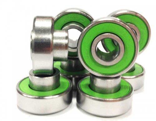 Zealous Bearings for Skateboards and Longboards (Steel)