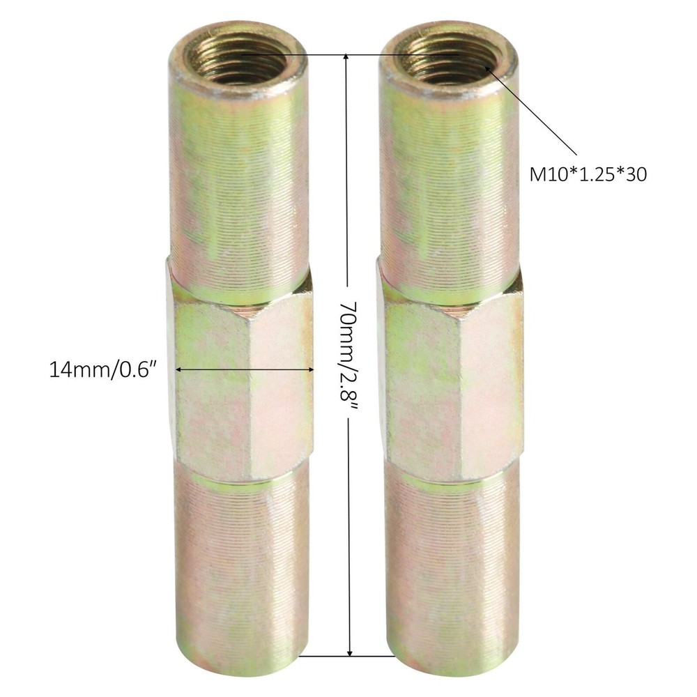 70mm-380mm M10 10mm Tie Rod End Ball Joint Links Kit Racing E-Bike Taotao 125cc