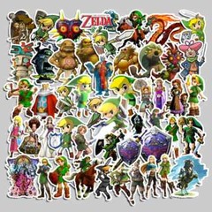 Mix 10/50 PCs The Legend Of Zelda Cartoon Game Luggage Doodle Car Stickers