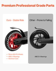 Stunt Scooter Street Trick Scooters for Kid Adult Double Layer Lightweight Deck