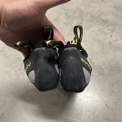 Evolv Rock Climbing Shoes Trax USA Canvas Outdoor Grey Size 12 Mens