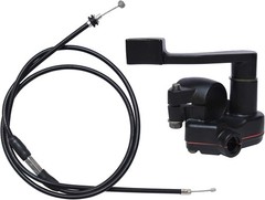 7/8» 22mm Thumb Throttle Cable Accelerator Handle Assembly for 50cc 70cc 90c…
