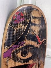 Vintage 1988 Tracker Gary Scott Davis GSD Eye See Pterodactyls Skateboard Deck