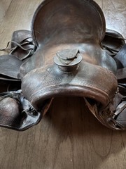 Vintage Simco Western Saddle Rustic Ranch Decor Restoration Project- As Is