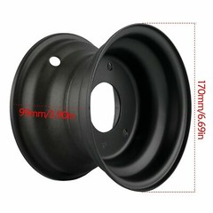 6″ 145/70-6 Motorcycle Front Rear Wheel Rim Tire Tube for GO Kart ATV Off-Road
