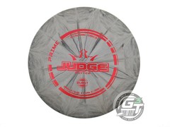 USED Dynamic Discs Prime Burst Judge 173g Gray Red Foil Putter Golf Disc